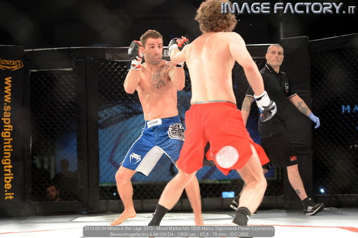 2013-05-04 Milano in the cage 2013 - Mixed Martial Arts 0835 Marco Sigismondi-Pawel Szymansky